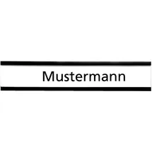 Franken Etikettenhalter magnetisch braun 5,0 x 1,0 cm, 20 St.