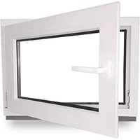 Kellerfenster - Kunststoff - Fenster - weiß - BxH: 50 x 40 cm - 500 x 400 mm - DIN Rechts - 3 fach Verglasung - 60 mm Profil
