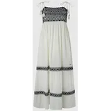 Pepe Jeans Ariel Kleid Ärmellos Beige/Blau L