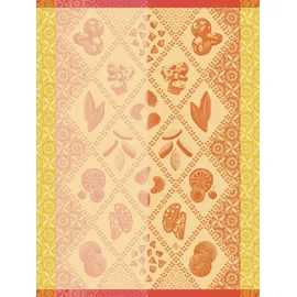 Le Jacquard Français Le Jacquard Francais Geschirrtuch Geschirrtuch Éclats Du Midi Douceur Melon 60x80 cm, (1-tlg., 1 x Geschirrtuch), jacquard-gewebt rot