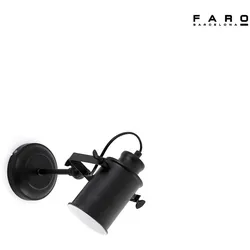 Faro Spotlight Lampe LIST E27, IP44, schwarz FAR-60000