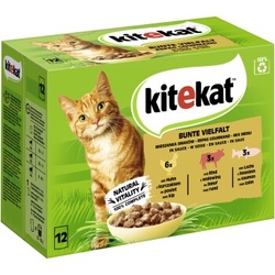 Kitekat Multipack Bunte Vielfalt in Sauce 12x85 g