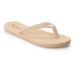 Zehentrenner ROXY "NAPILI II", Gr. 36, beige, Synthetik, sportlich, Schuhe