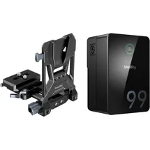 SmallRig Vb99 Pro mini V Mount Kit (Kamera Akku), Kamera Stromversorgung, Schwarz