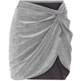 lscn by lascana Strandrock Damen Grau/Anthrazit-Silberfarben 40