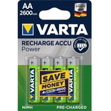 Varta Recharge Accu Power AA 2600 mAh 4 St.