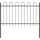vidaXL Gartenzaun 170 x 80 cm Grau/Stahl