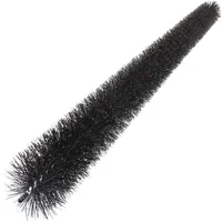 Wiltec Dachrinnenbürste 12 m 10x120 cm Ø 19 cm schwarz