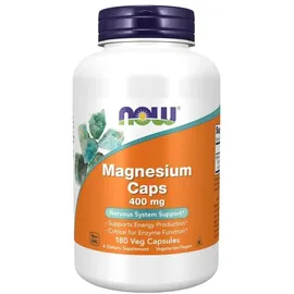 NOW Foods Magnesium 400 mg Kapseln 180 St.