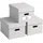 Leitz Archivboxen 15 L 3-tlg. weiß/grau