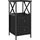 vidaXL Nachtschrank 34 x 35,5 x 70 cm Schwarz