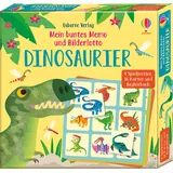 Usborne Verlag Mein buntes Memo und Bilderlotto: Dinosaurier