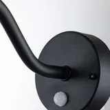 Elstead Lighting Außenleuchte Edelstahl 27,5x25,5x42 cm inkl. Bewegungsmelder schwarz
