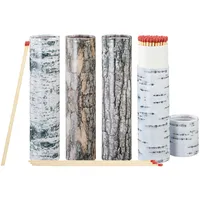 Spetebo XXL Kamin Streichhölzer 20 cm - 4x 75 Stück - Maxi Jumbo Zündhölzer lang