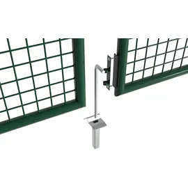 casanoov Doppelflügeltor 406 x 131 cm Grün/Metall