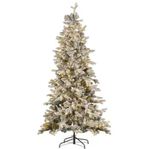 Beliani Weihnachtsbaum künstlich Grün 210 cm