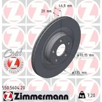ZIMMERMANN Bremsscheibe COAT Z