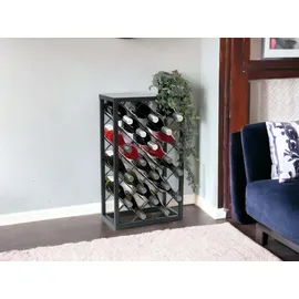 DanDiBo Ambiente Weinregal 40 x 68 x 22 cm Schwarz