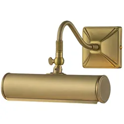 Spiegelleuchte Bilderleuchte Wandleuchte Flurleuchte Stahl messing E14 Wandlampe