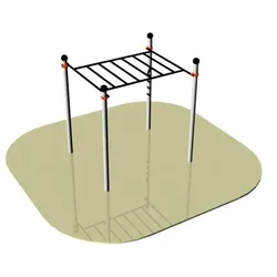 Horizontales Klettergerat fur Outdoor-Fitness h916_09