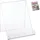 Relaxdays Buchaufsteller A4 Acryl Transparent 2 St.