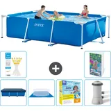 Rechteckiger Frame Pool - 300x200x75 Cm - 7-teilig  S24