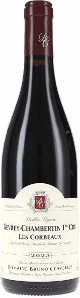 Gevrey-Chambertin 1er Cru Les Corbeaux Vieilles Vignes AOC Bruno Clavelier 2023 BIO