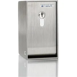 Masunt Schlüsseldepot M3 25PZ 25 x 0 x 0 cm Silber/Weiß