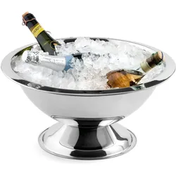 Karl Weis Champagnerkühler, Edelstahl, 38 x 38 x 25 cm
