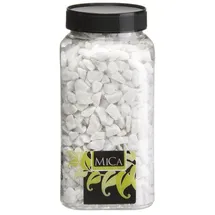 OEM Mica Decorations Dekorative Steine weiß 650 ml/1 kg