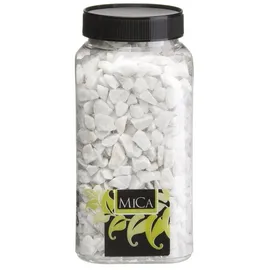 OEM Mica Decorations Dekorative Steine weiß 650 ml/1 kg
