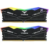 Team Group T-Force Delta RGB 32GB UDIMM Kit 2x16GB DDR5-6400 CL32-39-39-84 X8 - FF3D532G6400HC32ADC01 Schwarz