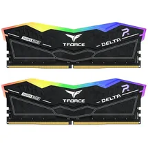 Team Group T-Force Delta RGB 32GB UDIMM Kit 2x16GB DDR5-6400 CL32-39-39-84 X8 - FF3D532G6400HC32ADC01 Schwarz