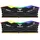 Team Group T-Force Delta RGB 32GB UDIMM Kit 2x16GB DDR5-6400 CL32-39-39-84 X8 - FF3D532G6400HC32ADC01 Schwarz