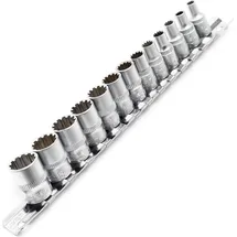 Wiltec Steckschlüssel Satz 13-tlg. 6,35mm (1/4")
