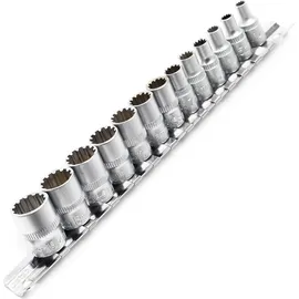 Wiltec Steckschlüssel Satz 13-tlg. 6,35mm (1/4")