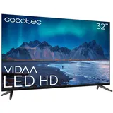 Cecotec Smart TV - LED-Fernseher mit 32 HD Smart-TV WLAN, Schwarz