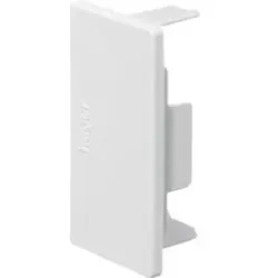 Hager LF3006069016 Endstück halogenfrei zu Leitungsführungskanal LF 30x57mm verkehrsweiß.Endstück als Formteil zu Leitungsführungskanal.