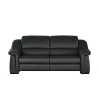 himolla Ledersofa  1501 , schwarz , Maße (cm): B: 202 H: 84 T: 106