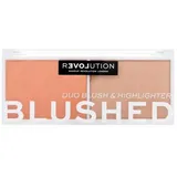 MAKE UP REVOLUTION Rouge Farbe spielen Duo Palette erröten und Aufheller 5 8 G