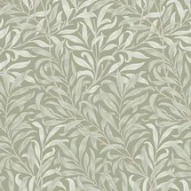 William Morris At Home Vliestapete Willow Bough 10 m x 52 cm Hell Grün FSC®