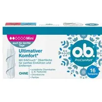 o.b. Tampons ProComfort Mini für leichte Periode 16 St.