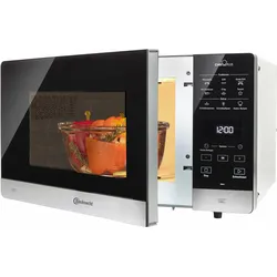 BAUKNECHT Mikrowelle »MW 45 SL«, Grill, 1750 W BAUKNECHT schwarz/silberfarben