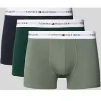 Trunks aus Baumwoll-Mix im 3er-Pack, Oliv, XXL