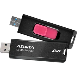 A-Data SC610 2 TB USB 3.2 Gen 2 Schwarz