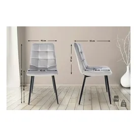 CLP Esszimmerstuhl Antibes Samt