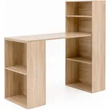 Möbel Boss Schreibtisch Eiche Sonoma Nachbildung / Braun