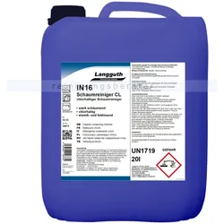 Schaumreiniger chloralkalisch Langguth IN16 CL 21,6 kg stark schäumend, chloralkalisch, bleichende Wirkung