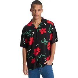 QUIKSILVER Kurzarmhemd Schwarz XXL