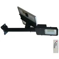 V-Tac LED Solar-Straßenlampe Metall 50 W 6000K IP65 mit Fernbedienung schwarz